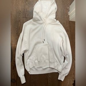 White hollister hoodie